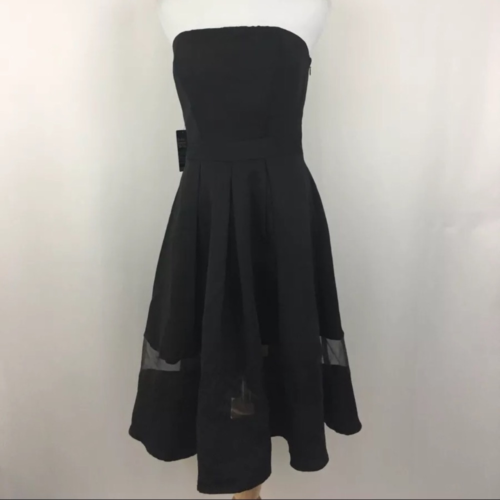 NWT Express strapless mini dress sz 4